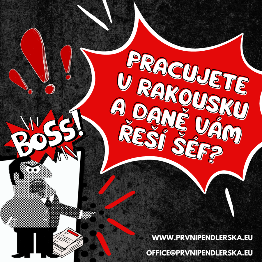 Pracujete v Rakousku a daně Vám řeší šéf?